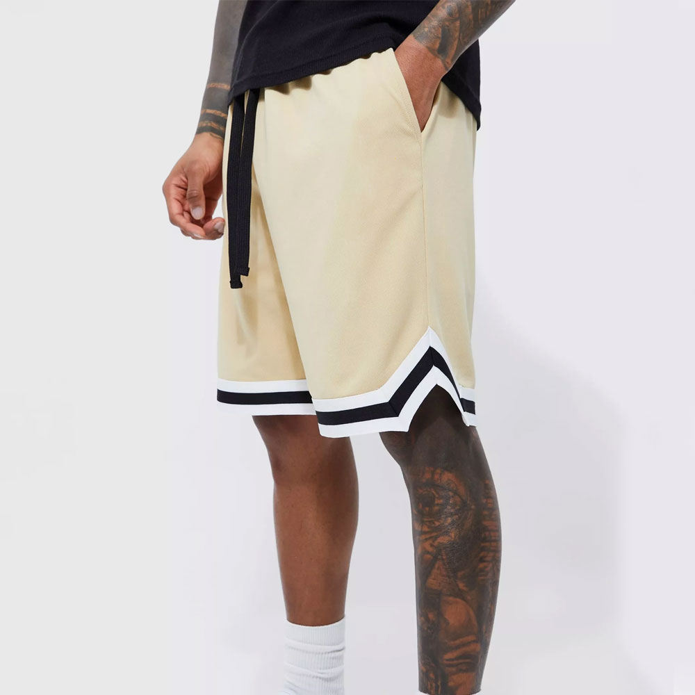 Improvment Sports High Quality Custom Made Basketball Shorts For Mens Cropped Fit Polyester Plain Sublimation Shorts For Mens